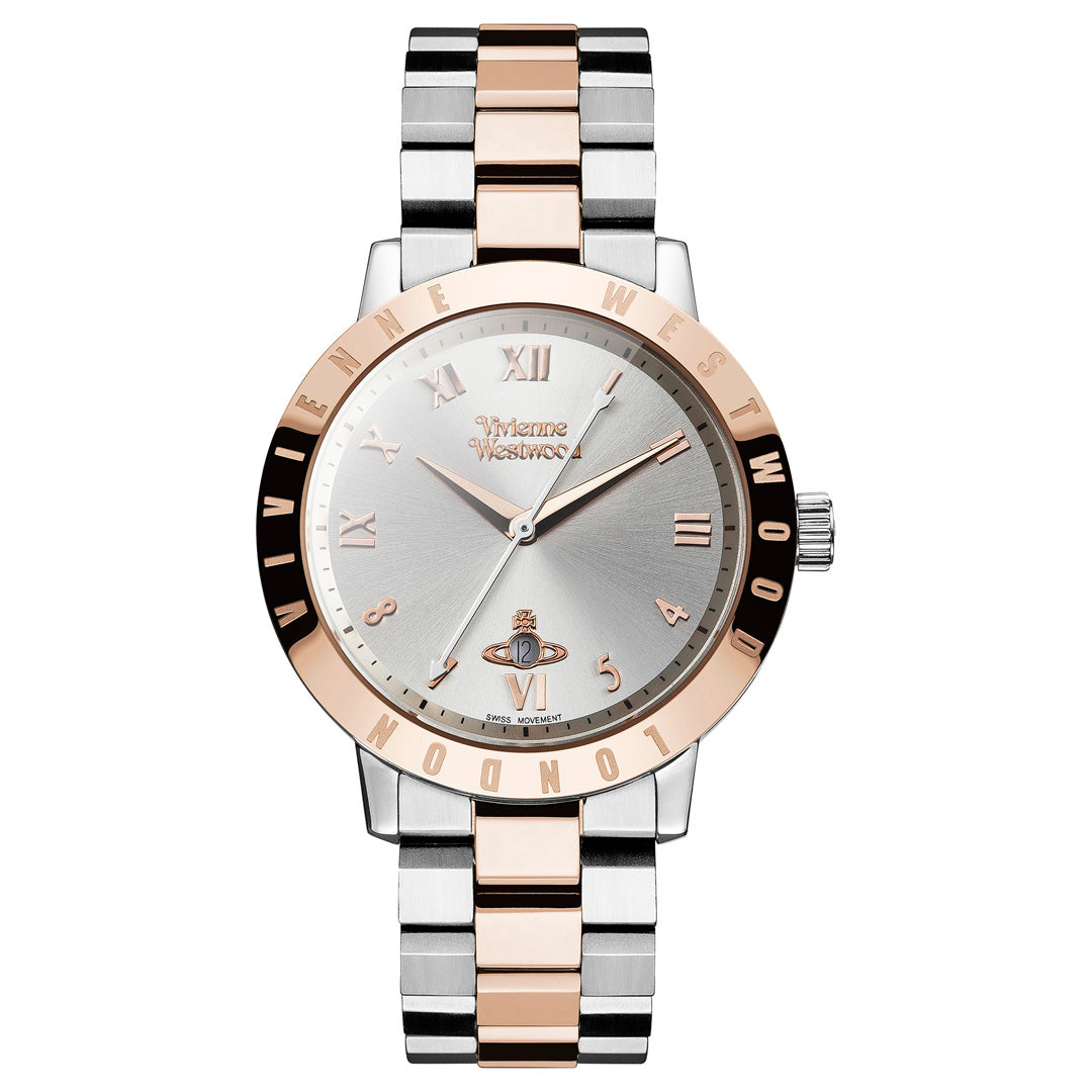 Vivienne Westwood Bloomsbury 34MM Watch Two Tone Rose Gold