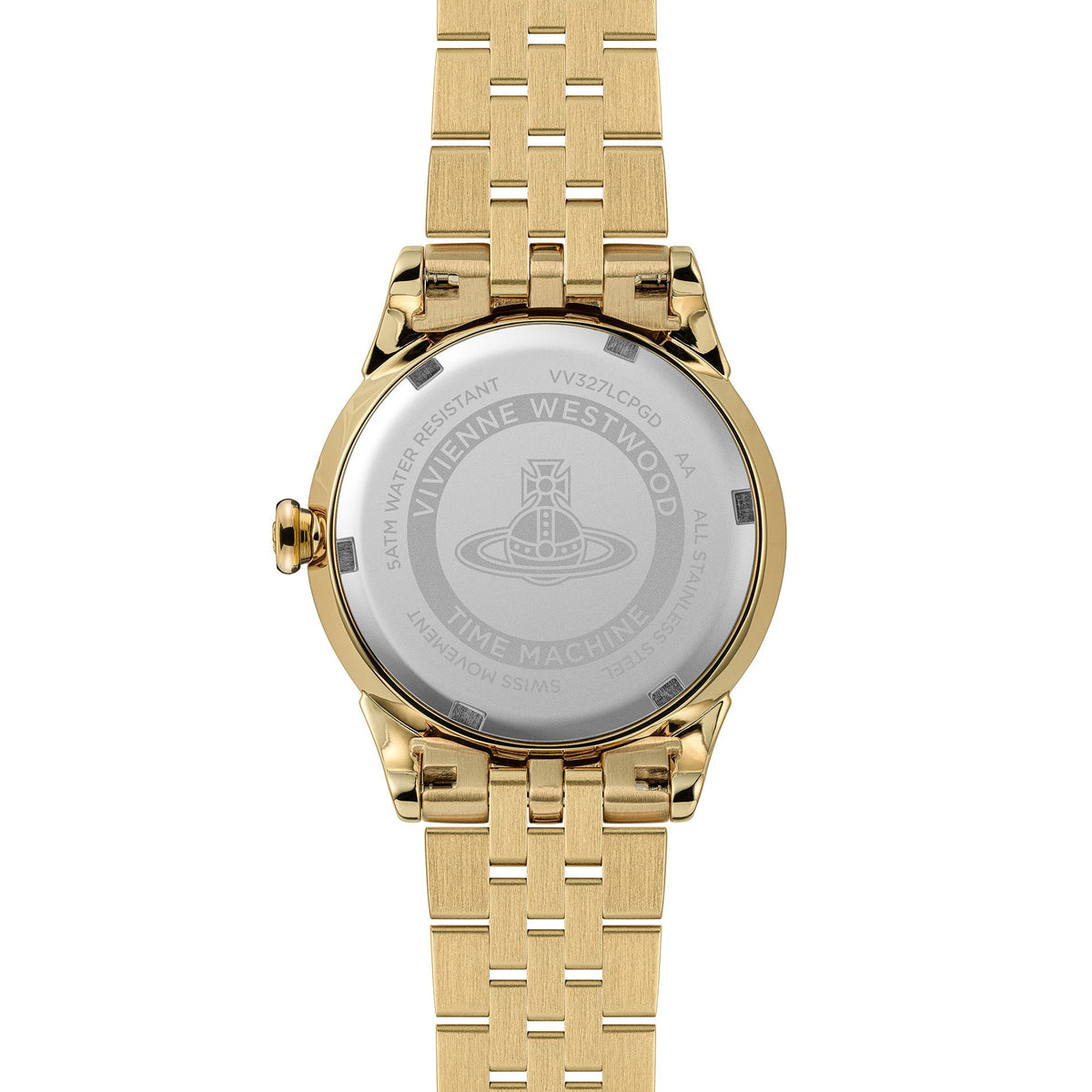 Vivienne Westwood Little Wallace 32mm Gold Dial Gold Strap Watch