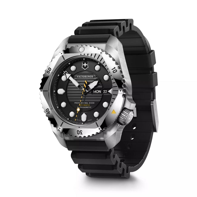 Victorinox Dive Pro 自动黑色橡胶黑色表盘手表 241994