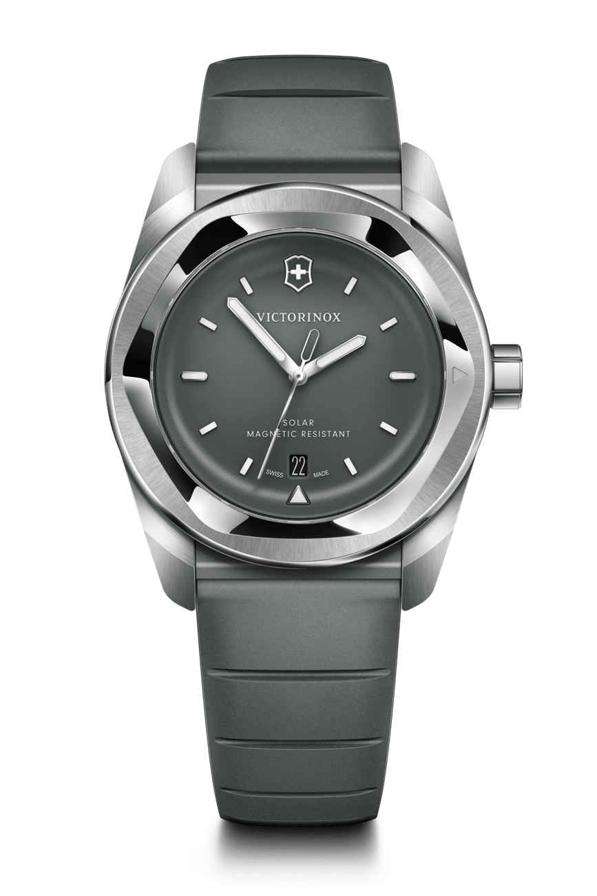 Victorinox Concept One Solar 39mm Grey Rubber and Dial Watch 242052