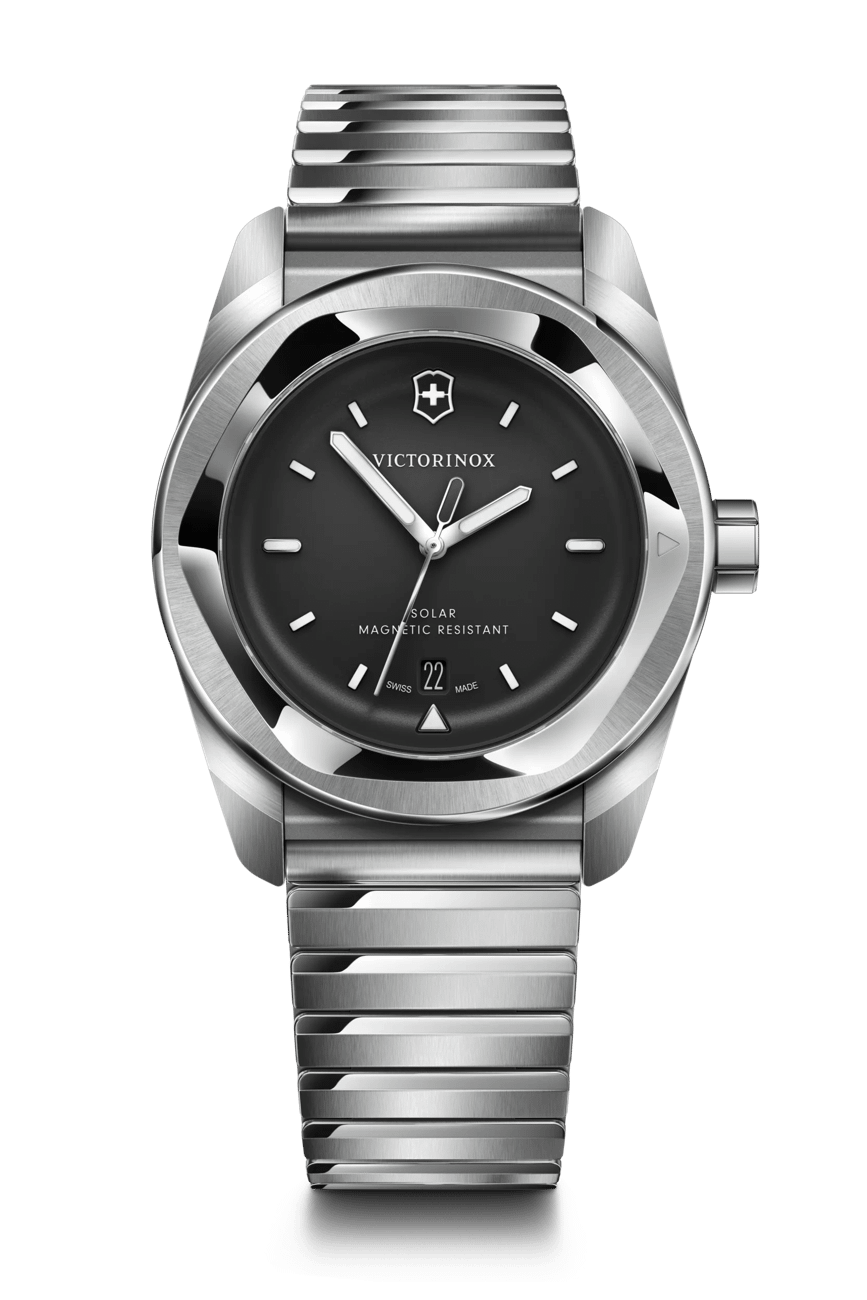 Victorinox Concept One Solar 39mm Stainless Steel Band Black Dial Watch 242055