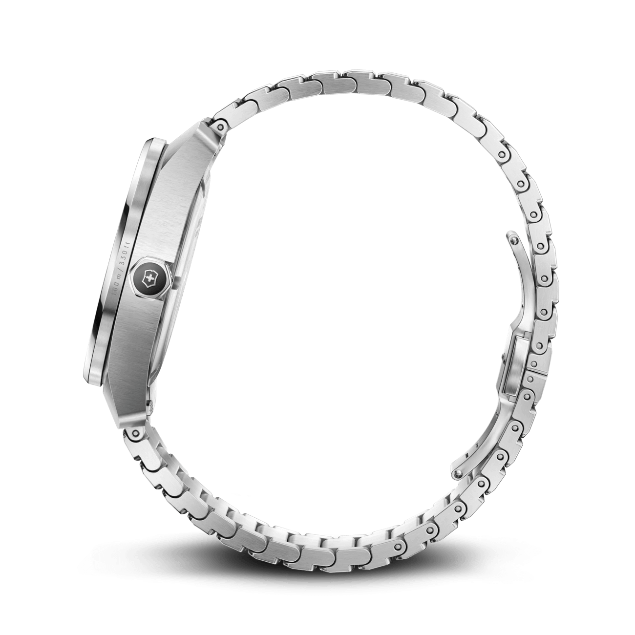 Victorinox Concept One Solar 39mm Stainless Steel Band Black Dial Watch 242055