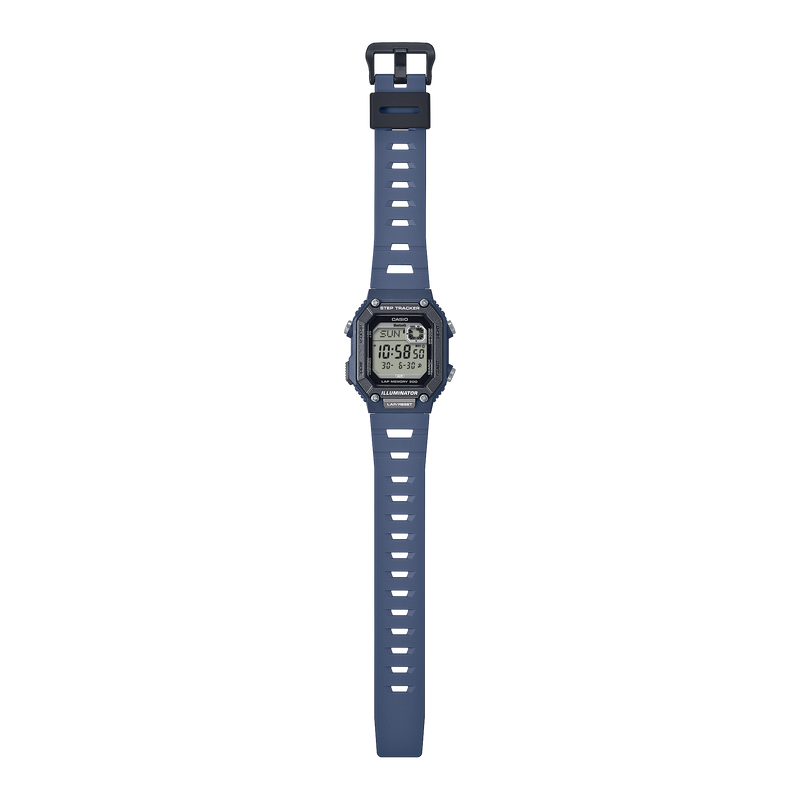 Casio Collection Standard Navy Resin Band Watch WSB1000-2A