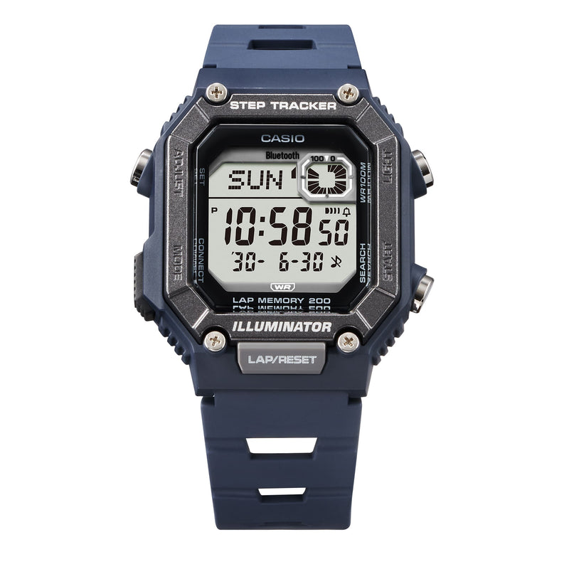 Casio Collection Standard Navy Resin Band Watch WSB1000-2A