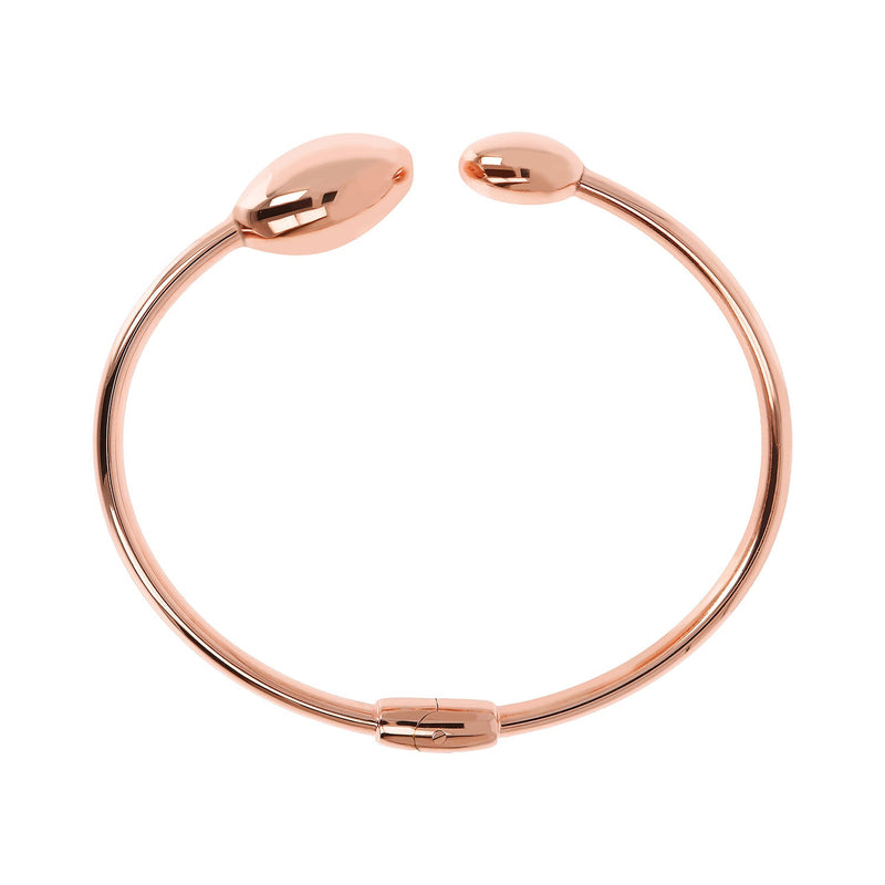 Bronzallure Purezza Open Button Bangle