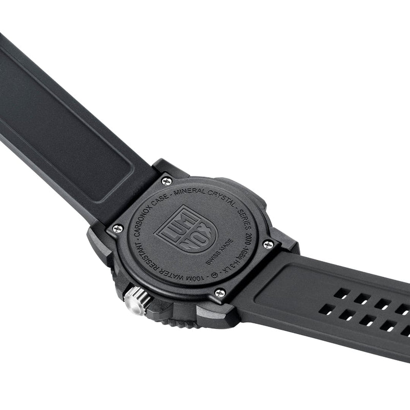 Luminox Sea Lion Carbonox Black Dial Black Rubber Strap Watch X2.2072