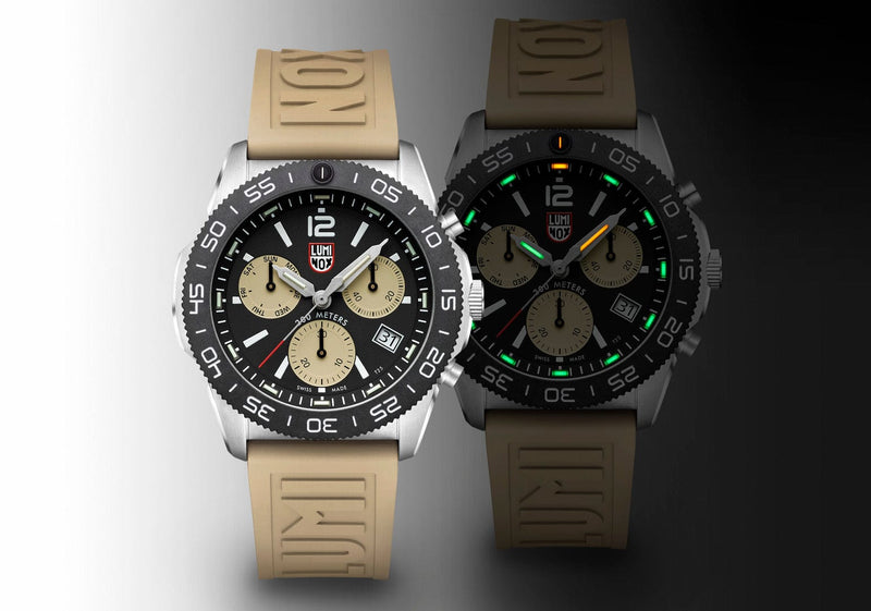 Luminox Pacific Diver 计时码表正品橡胶表带手表 XS.3150