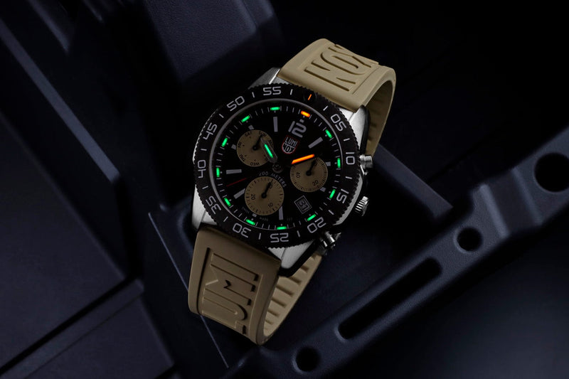 Luminox Pacific Diver 计时码表正品橡胶表带手表 XS.3150