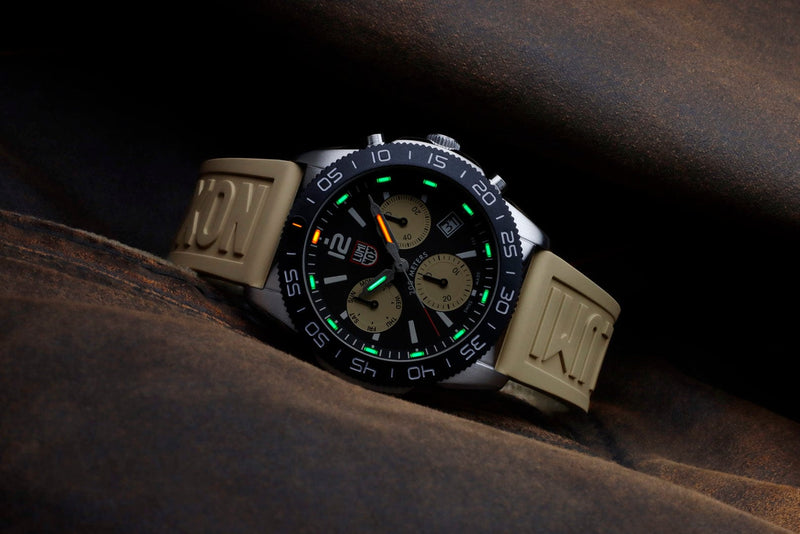 Luminox Pacific Diver 计时码表正品橡胶表带手表 XS.3150