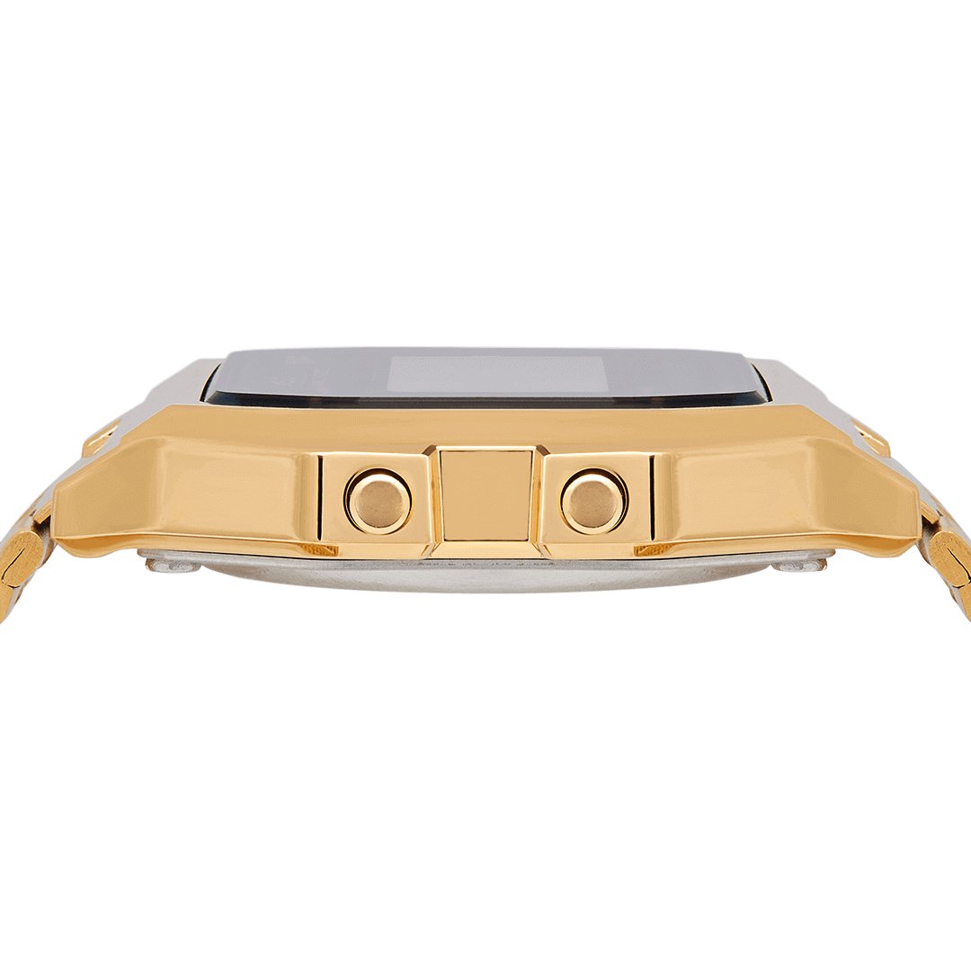 Casio Digital Alarm Chrono Stainless Steel Mens Watch A159WGEA-1D