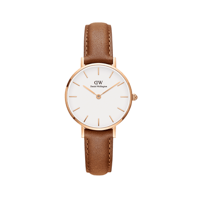 Daniel Wellington Petite Durham 32 毫米白色表盘腕表 DW00100172