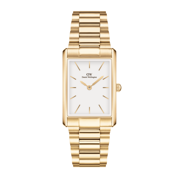 Daniel Wellington Bound 3-Link Gold White Dial Watch DW00100703