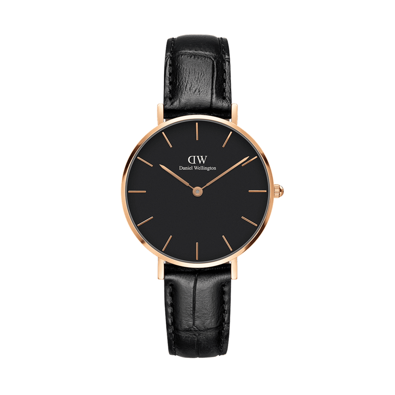 Daniel Wellington Petite 28mm Reading Black Dial Watch DW00100223