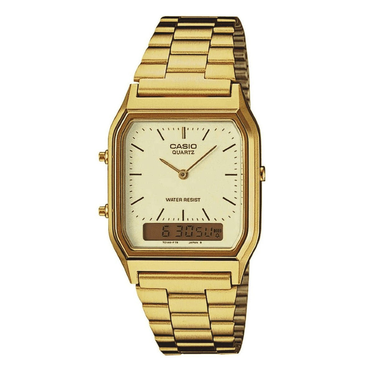 Casio Analog Digital Stainless Steel Watch AQ230GA-9DS