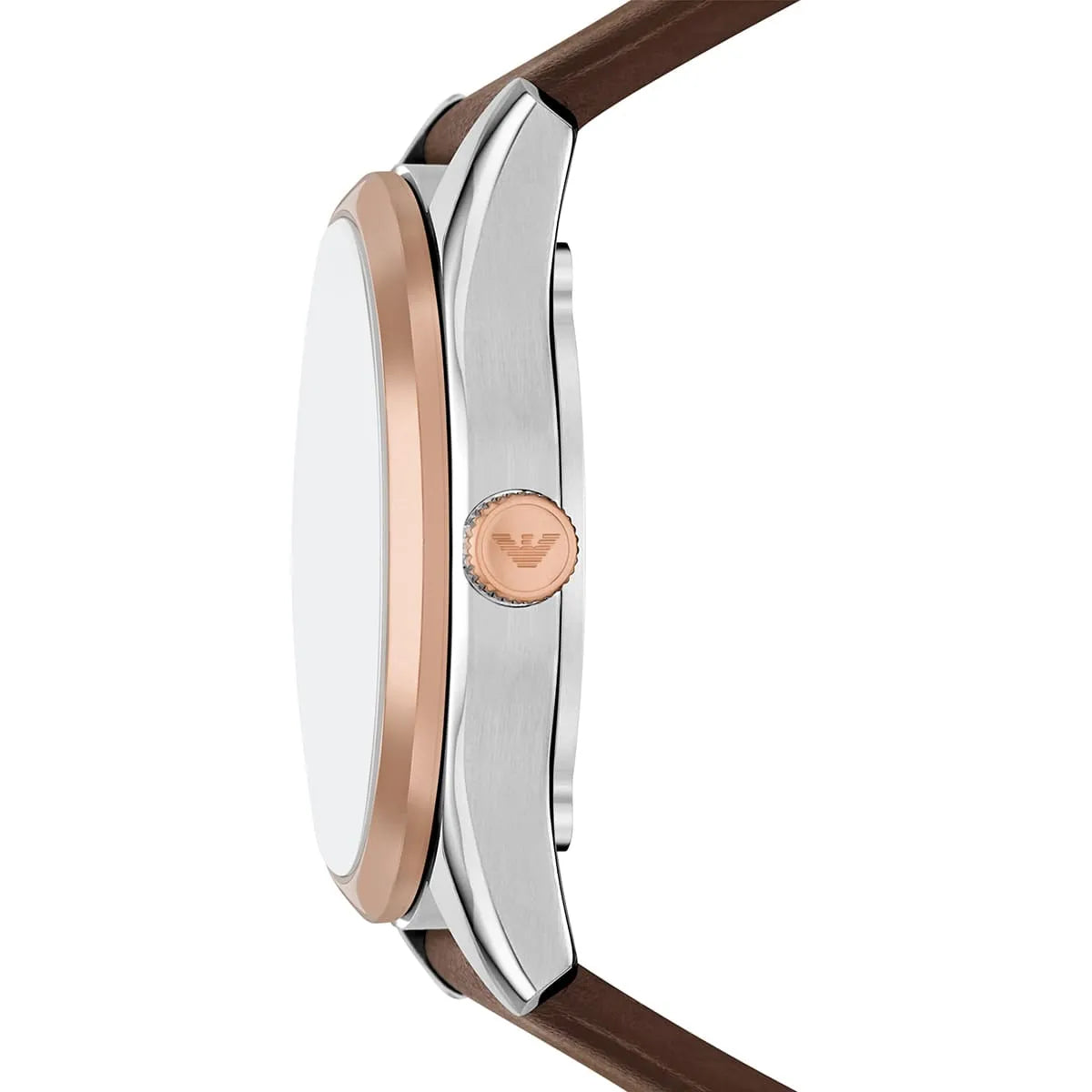 Emporio Armani Antonio Brown Leather Strap Watch AR60094