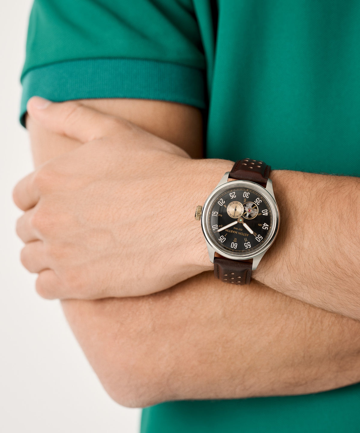 Aston Martin Timeless TS1 MTTS1F501, on the wrist