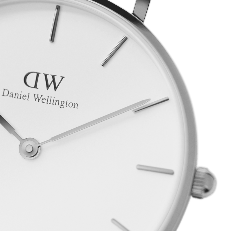 Daniel Wellington Petite 28 毫米 York 白色表盘腕表 DW00100244