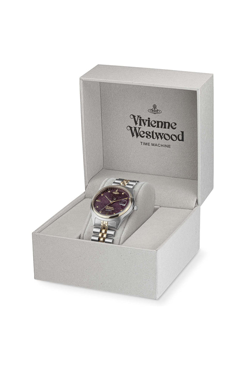 Vivienne Westwood Camberwell 紫色 37 毫米双色手表