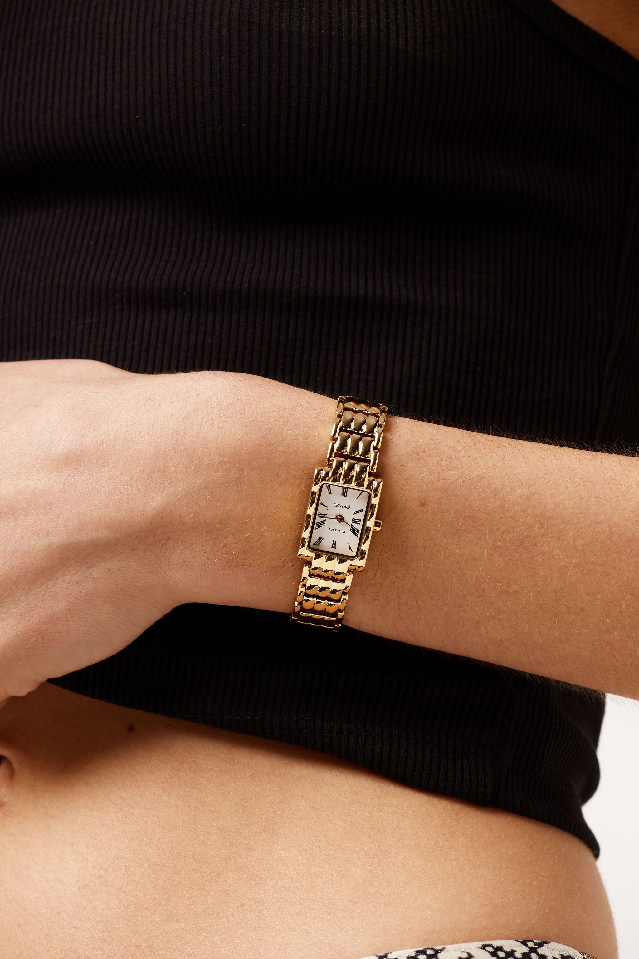 Cendré Mila White Dial 14K Gold Women's Watch — view 2