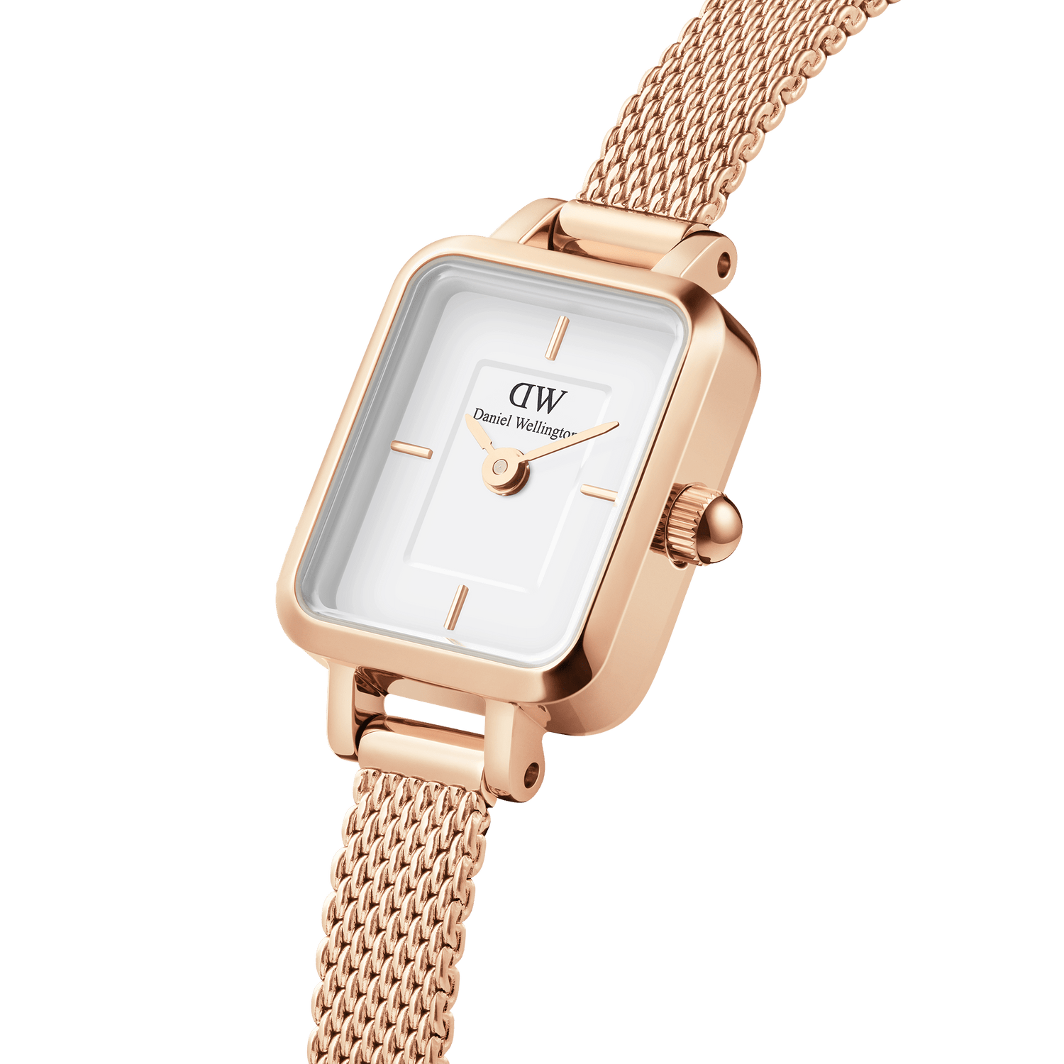 Daniel Wellington Quadro Mini Melrose White Dial Watch DW00100727