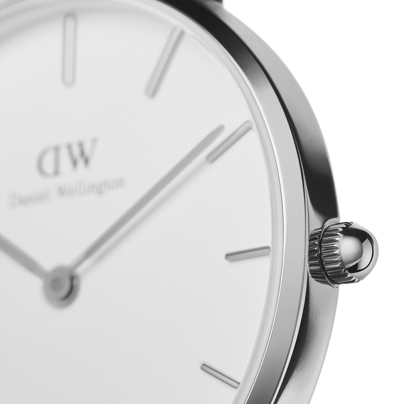 Daniel Wellington Petite 28 毫米 York 白色表盘腕表 DW00100244