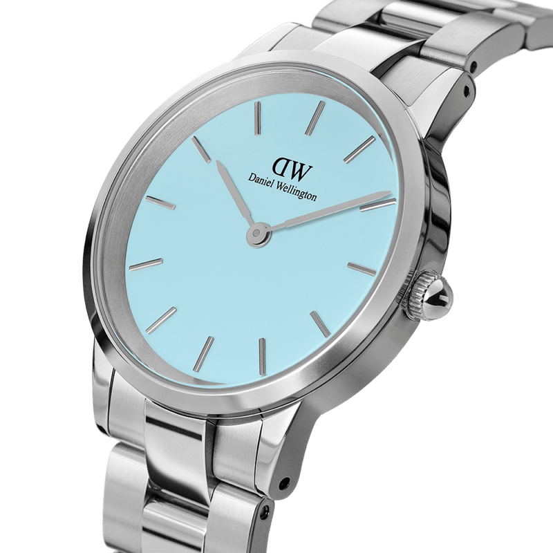 Daniel Wellington Iconic Link 28 毫米蓝色表盘腕表 DW00100540