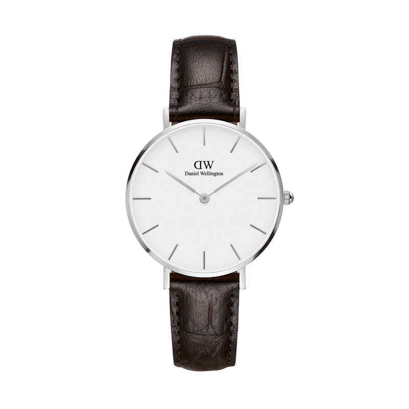 Daniel Wellington Petite 28 毫米 York 白色表盘腕表 DW00100244