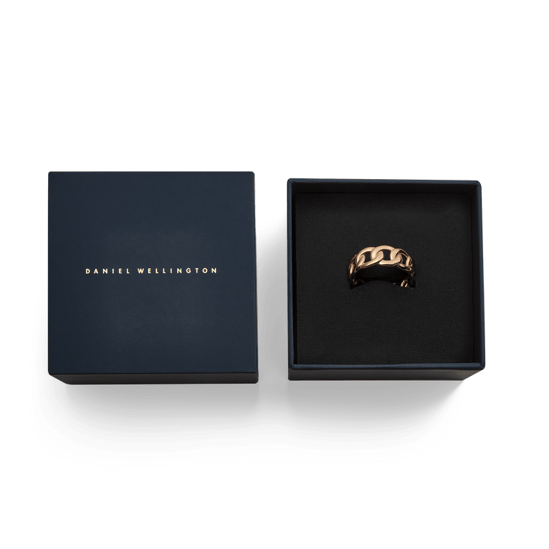 Daniel Wellington 粗链戒指 玫瑰金