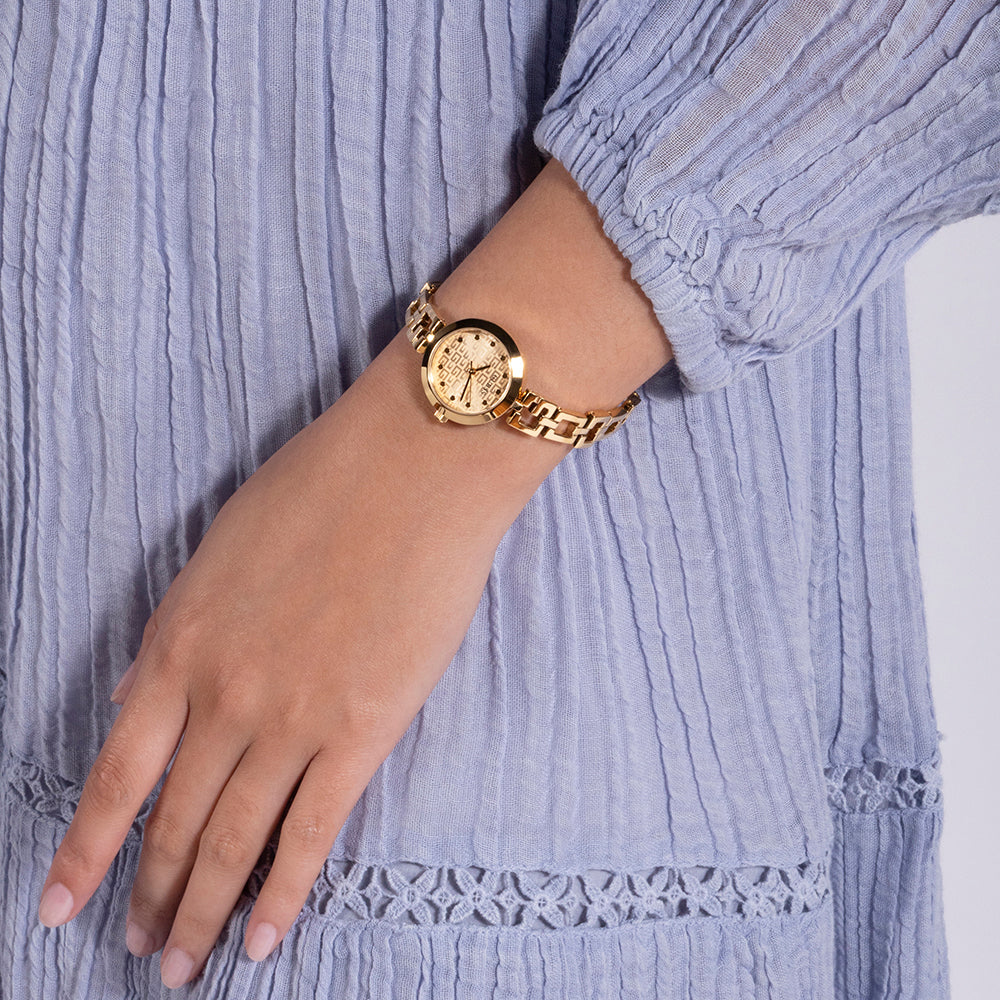Guess Lady G Gold tone Stainless Steel Watch GW0549L2