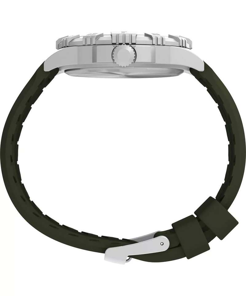 Timex Expedition North Tide 温度指南针棕色皮革表带手表 T2N721