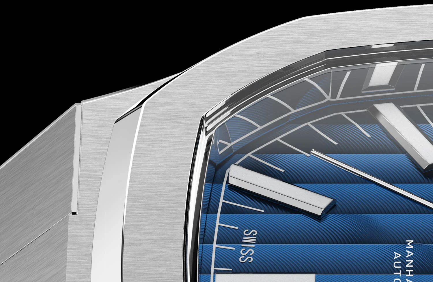 MAEN Manhattan 40 Blue Dial No Date Display Automatic Watch M3.1.2