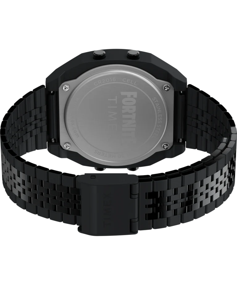 Timex x Fortnite Limited Edition T80 Black Stainless Steel Watch TW2Y46000