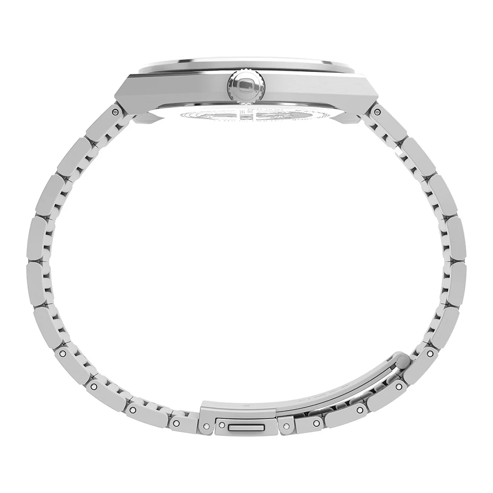 Timex Q Continental Stainless Steel Band Blue dial Quartz TW2Y25100