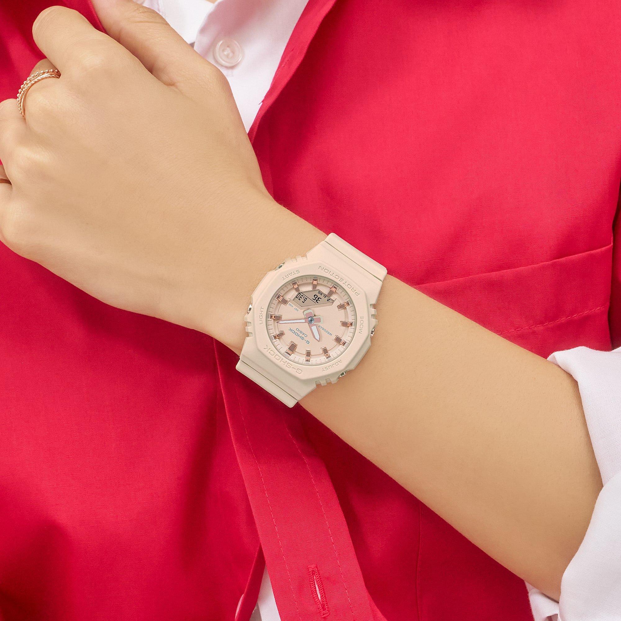 G-Shock Slim CasiOak Digital Pastel Pink Watch GMAP2100M-4A