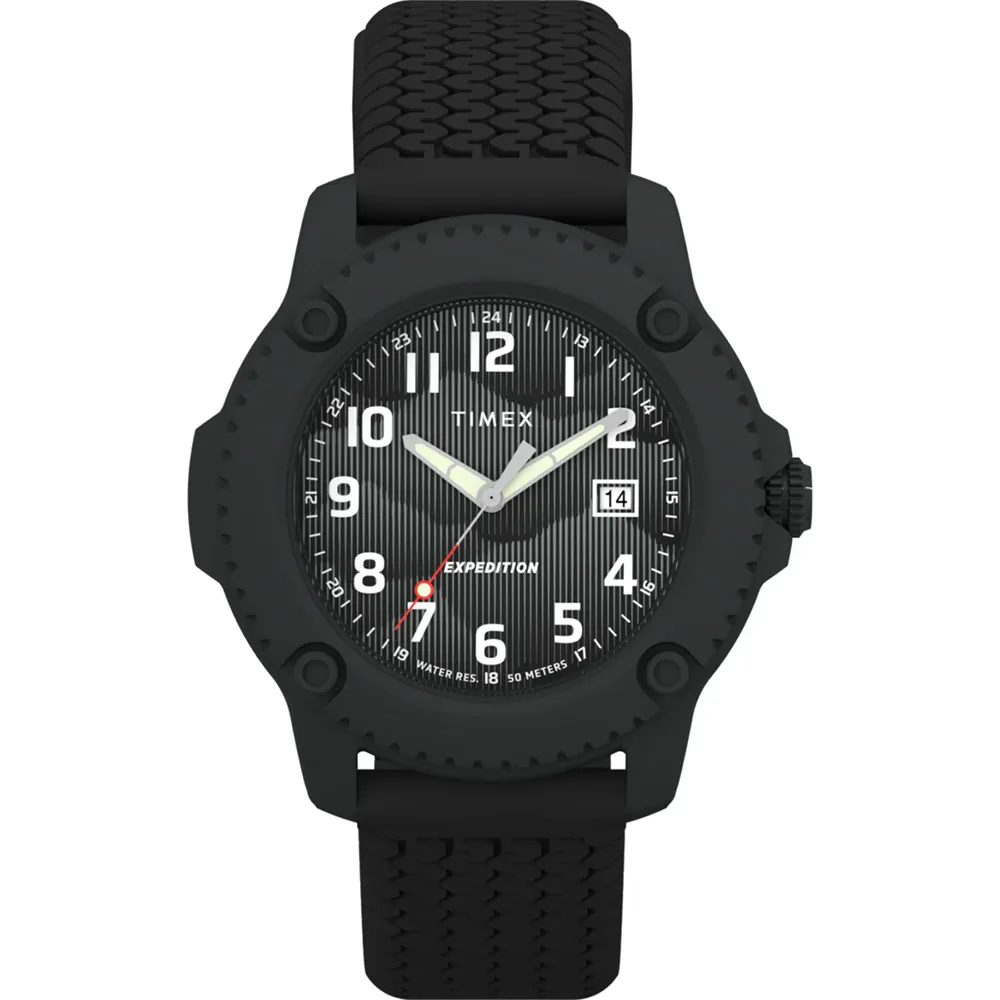 Timex Expedition Timber Black Dial, Case and Rubber Band TW4B34800