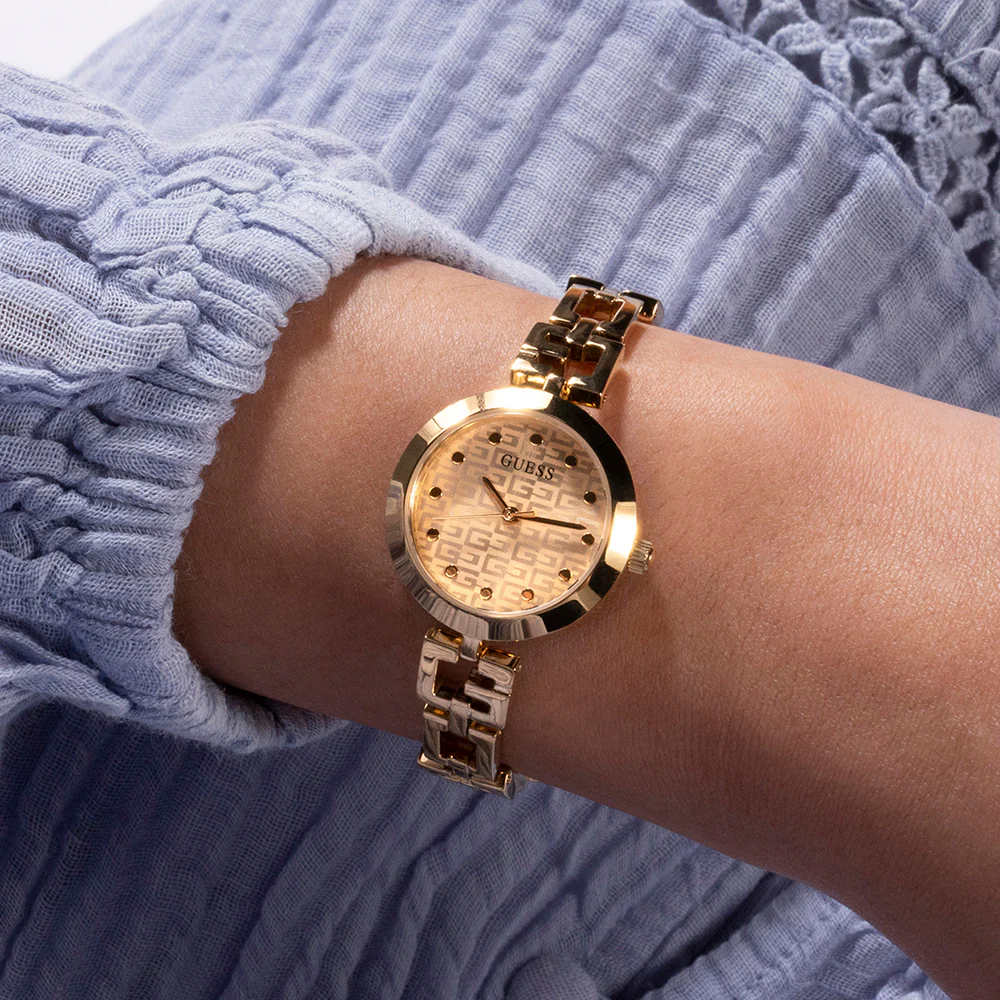 Guess Lady G Gold tone Stainless Steel Watch GW0549L2