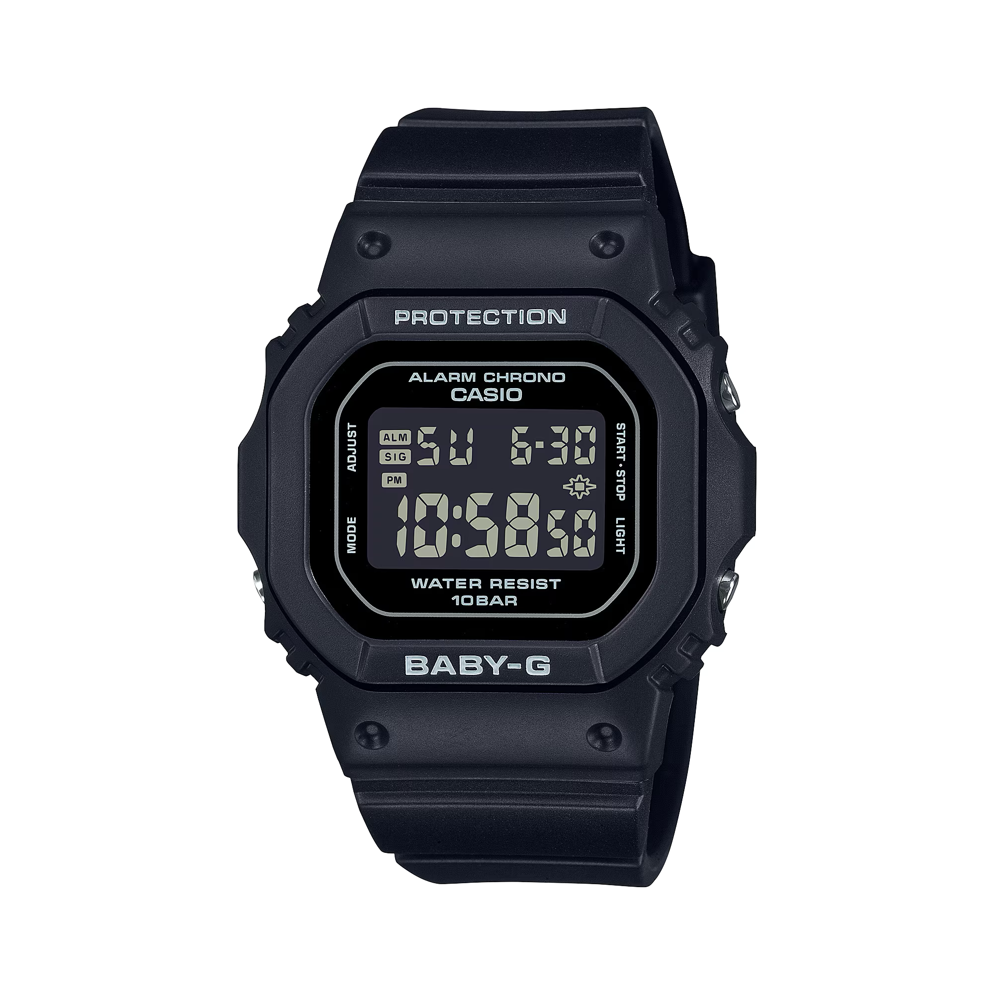 G-Shock Square Black Resin Band Watch BGD565U-1D