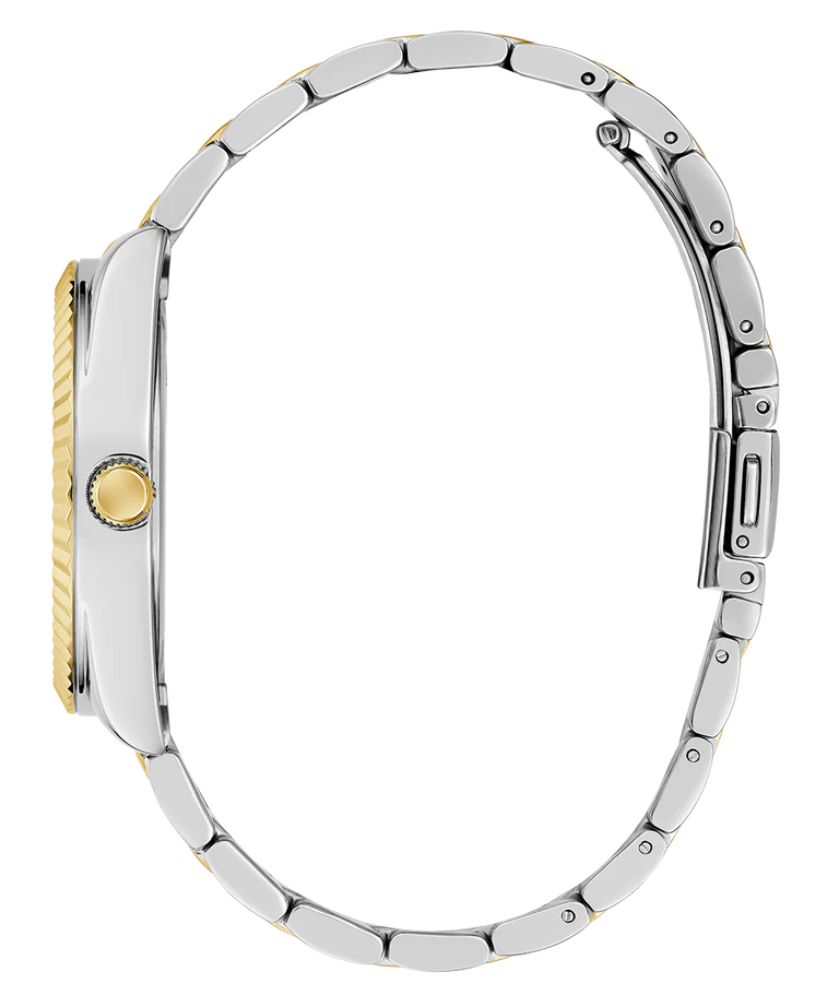 Guess Ladies Two-Toned Luna Day-Date Watch GW0308L6