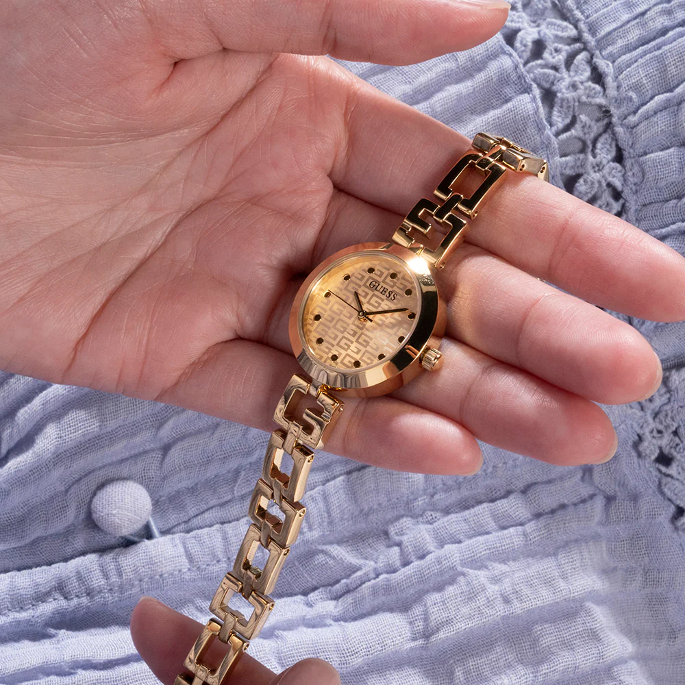 Guess Lady G Gold tone Stainless Steel Watch GW0549L2