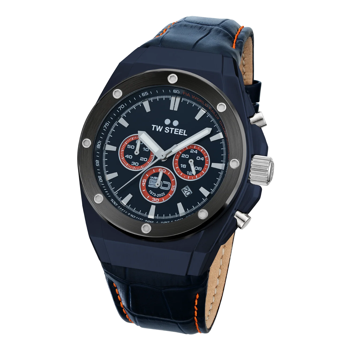 TW Steel CEO Tech 44MM Chronograph Blue Dial Watch CE4110