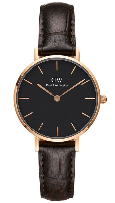 Daniel Wellington Petite 28mm York Black Dial Watch DW00100226