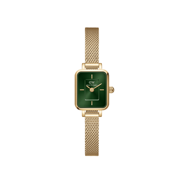 Daniel Wellington Quadro Mini 15x18mm Evergold G Emerald DW00100653