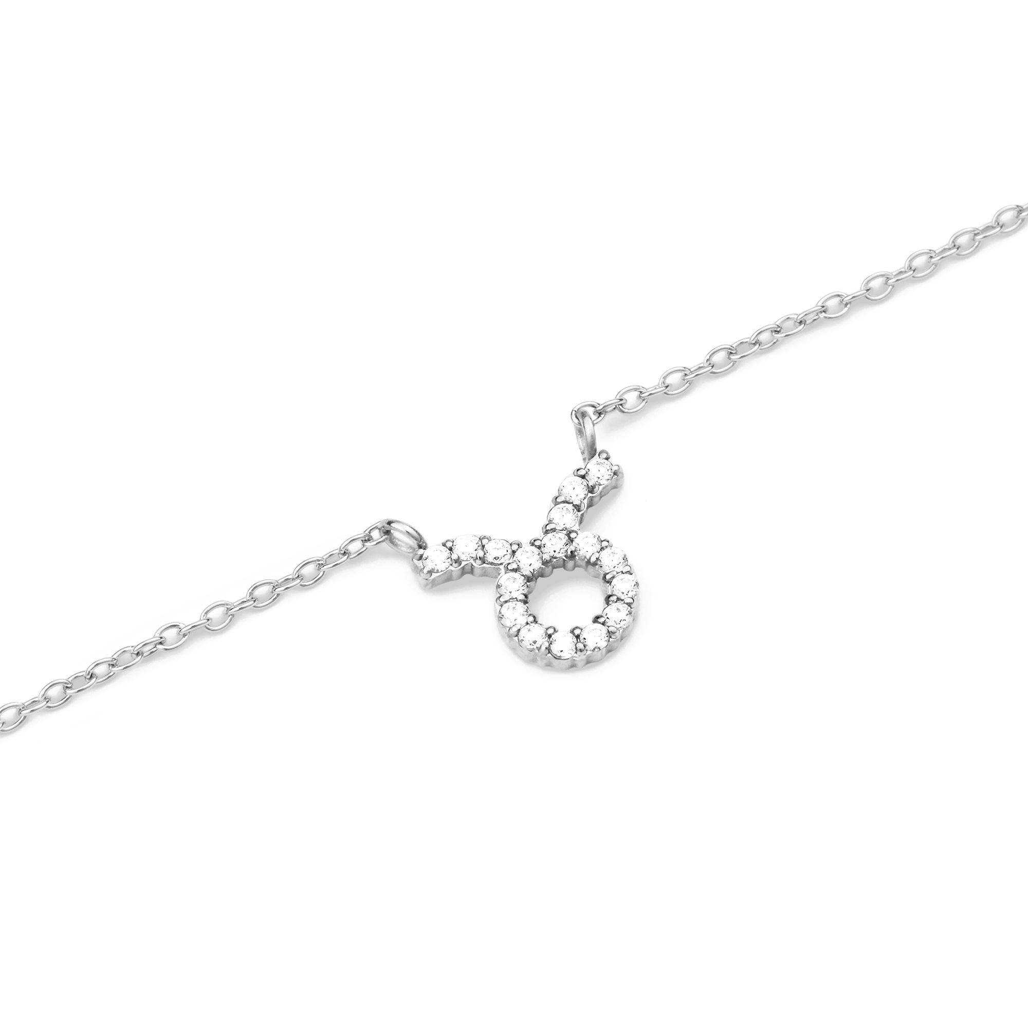 Daniel Wellington Zodiac Crystal Necklace Silver