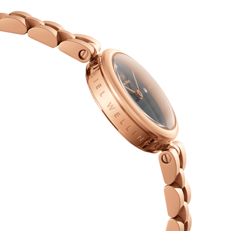 Daniel Wellington Elan Lumine 孔雀石玫瑰金手表 DW00100721