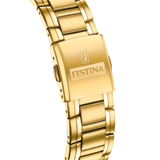 Festina White Dial Stainless Steel Strap Watch f20705/1