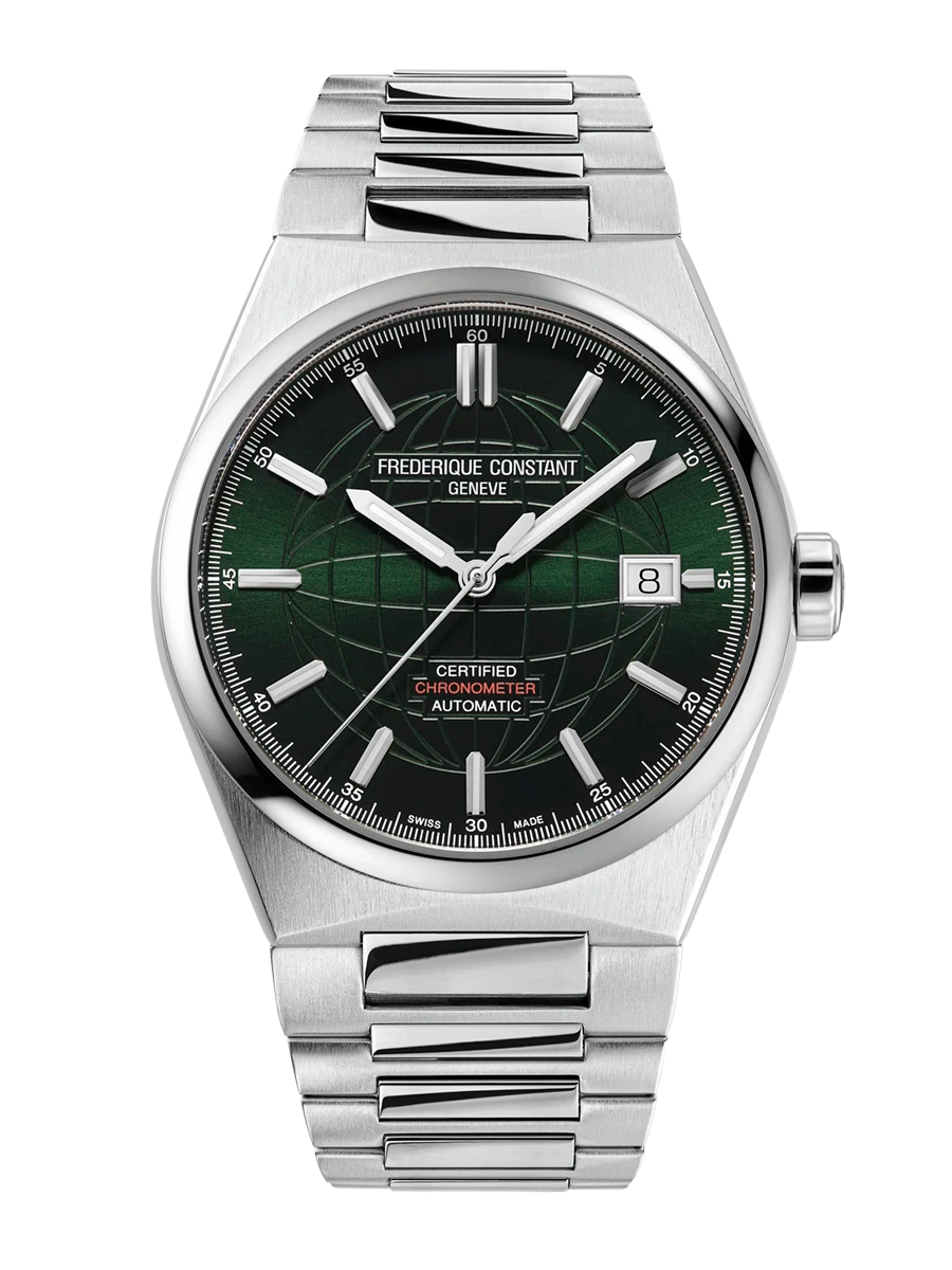 Frederique Constant Highlife FC-303G3NH6B green dial front