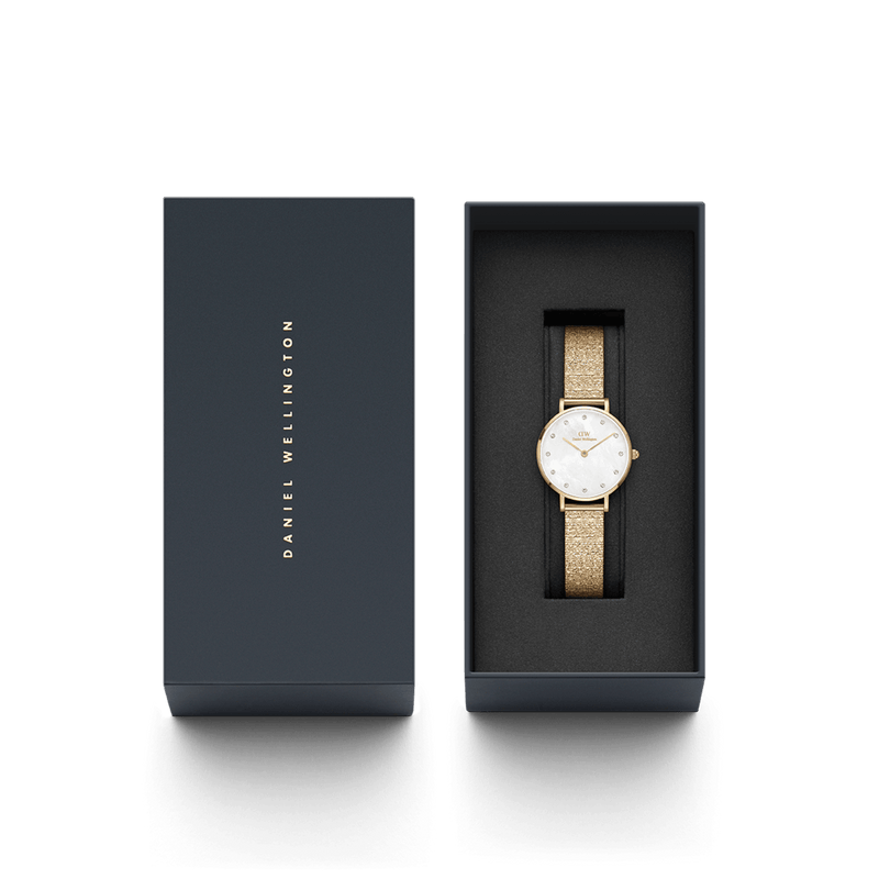 Daniel Wellington Petite 28mm Pressed Studi Lumine Mother of Pearl Watch DW00100594