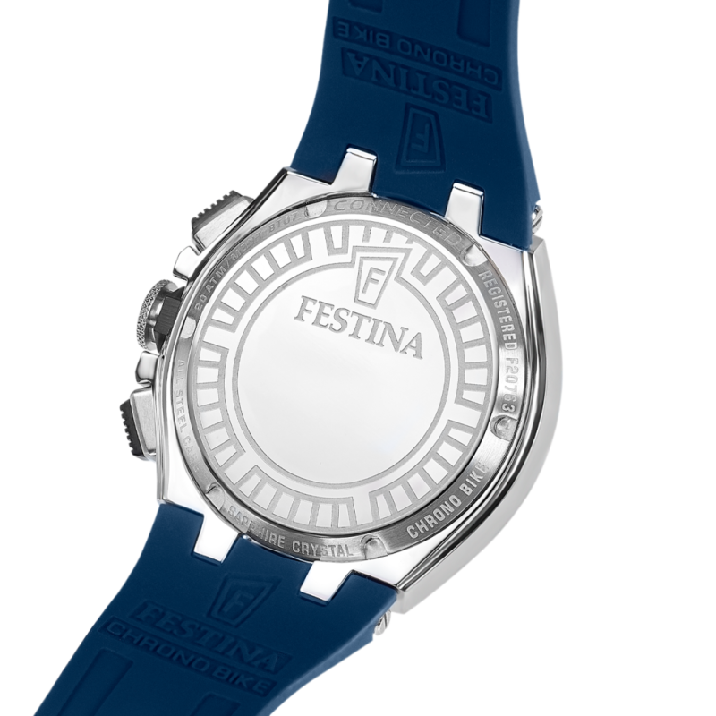 Festina Black Dial Blue Rubber Strap Men's Watch F20763/1