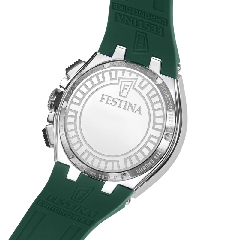 Festina ChronoBike Green Dial Rubber Strap Men's Watch F20755/3