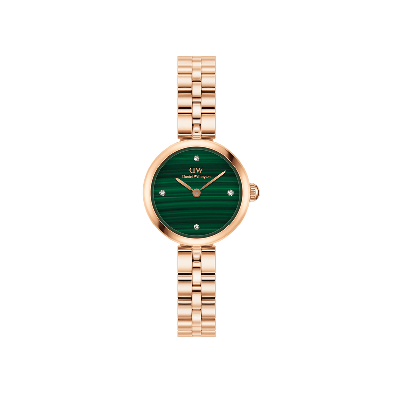 Daniel Wellington Elan Lumine 孔雀石玫瑰金手表 DW00100721